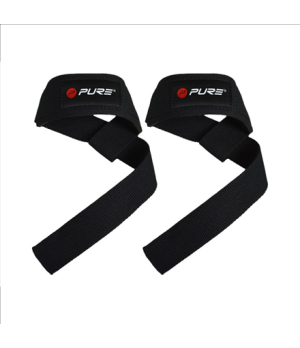 Pure2Improve | Lifting Straps | Black