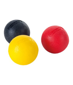 Pure2Improve | Set of 3 pcs Massage Balls, 5 cm | Black, Red, Yellow