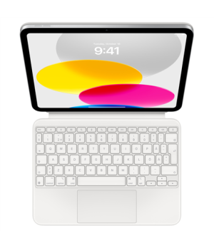 Apple | Magic Keyboard Folio for iPad (10th generation) | White | Compact Keyboard | Wireless | SE