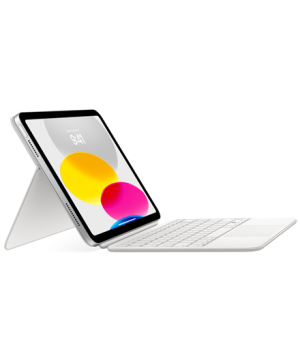 Apple | Magic Keyboard Folio for iPad (10th generation) | White | Compact Keyboard | Wireless | SE