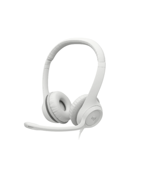 Logitech | USB Computer Headset | H390 | Wired | Over-Ear | Microphone | Noise canceling | Off-white