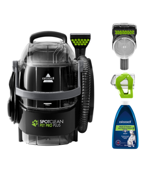 Bissell | SpotClean Pet Pro Plus Cleaner | 37252 | Corded operating | Handheld | 750 W | - V | Black/Titanium | Warranty 24 mont