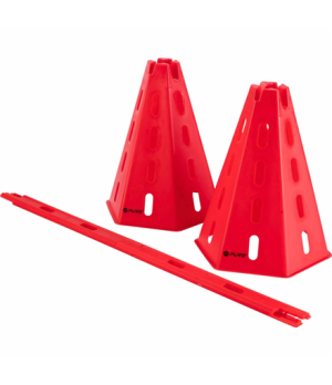 Pure2Improve | Triangle Cone with Bar | Red