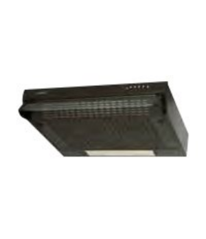 CATA | Hood | F-2060 BK /L | Conventional | Energy efficiency class C | Width 60 cm | 311 m³/h | Mechanical | LED | Black