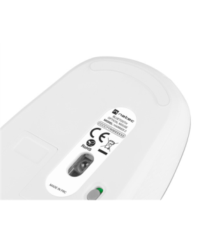 Natec | Mouse | Harrier 2 | Wireless | Bluetooth | White/Grey