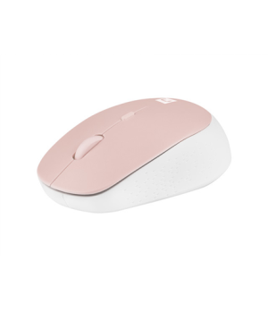 Natec | Mouse | Harrier 2 | Wireless | Bluetooth | White/Pink