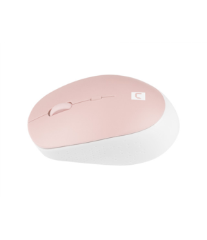 Natec | Mouse | Harrier 2 | Wireless | Bluetooth | White/Pink