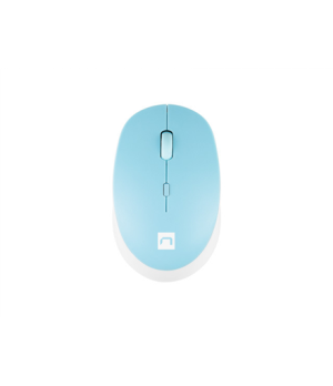 Natec | Mouse | Harrier 2 | Wireless | Bluetooth | White/Blue