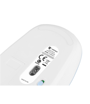 Natec | Mouse | Harrier 2 | Wireless | Bluetooth | White/Blue