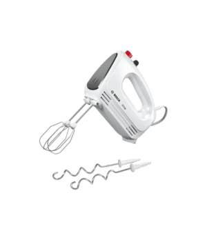 Bosch | Hand Mixer | MFQ22100 CleverMixx | Hand Mixer | 375 W | Number of speeds 4 | Turbo mode | White/Dark Grey