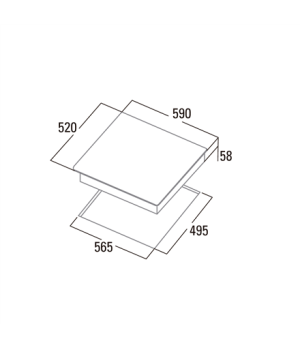 CATA | IB 6304 BK | Hob | Induction | Number of burners/cooking zones 4 | Touch | Timer | Black