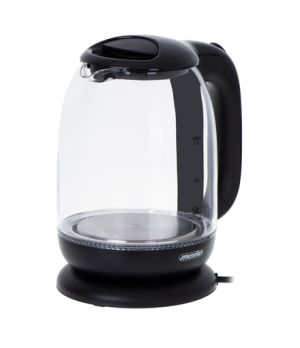 Mesko | Kettle | MS 1302b | Electric | 2200 W | 1.7 L | Glass | 360° rotational base | Black