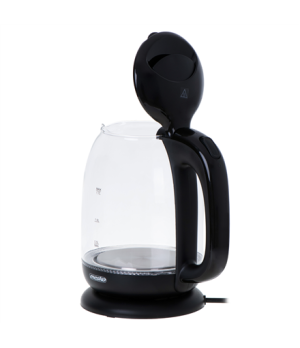 Mesko | Kettle | MS 1302b | Electric | 2200 W | 1.7 L | Glass | 360° rotational base | Black