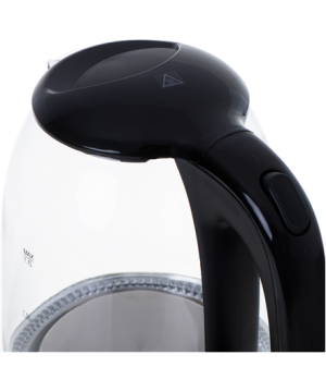 Mesko | Kettle | MS 1302b | Electric | 2200 W | 1.7 L | Glass | 360° rotational base | Black