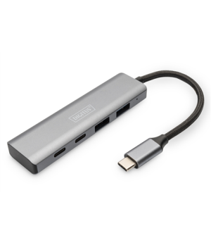 Digitus | USB-C 4 Port HUB 2x USB-A + 2x USB-C Gen2 | DA-70245 | USB-C Hub