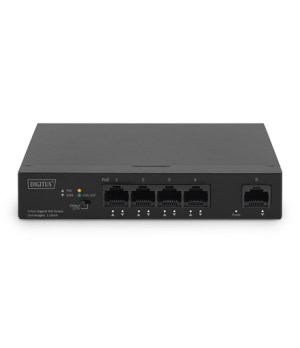 Digitus | 4 Port Gigabit PoE Switch | DN-95330-1 | Unmanaged | Desktop