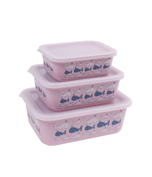 Stoneline | Awave Set of storage box | 21940 | Storage box | 3 pc(s) | Dishwasher proof | Rose