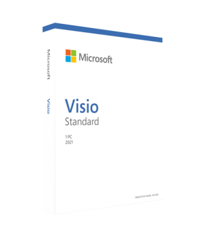 Microsoft | Visio Std 2021 Windows | D86-05954 | English | Medialess