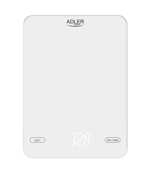 Adler Kitchen Scale AD 3177w Maximum weight (capacity) 10 kg White