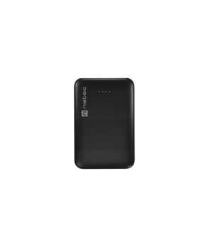 Natec | Trevi Compact | Power Bank | 5000 mAh | 1 x USB-C, 2 x USB A | Black