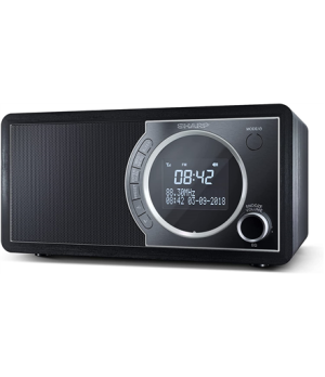 Sharp DR-450(BK) Digital Radio, FM/DAB/DAB+, Bluetooth 4.2, Alarm function, Midnight Black | Sharp | Digital Radio | DR-450(BK) 