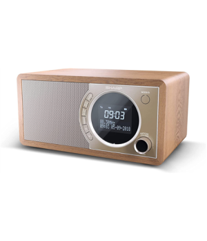 Sharp DR-450(BR) Digital Radio, FM/DAB/DAB+, Bluetooth 4.2, Alarm function, Brown | Sharp | Digital Radio | DR-450(BR) | Brown |