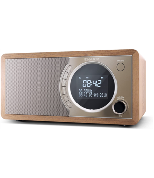 Sharp DR-450(BR) Digital Radio, FM/DAB/DAB+, Bluetooth 4.2, Alarm function, Brown | Sharp | Digital Radio | DR-450(BR) | Brown |