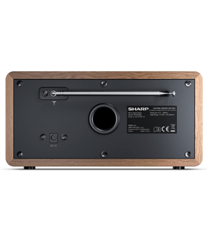 Sharp DR-450(BR) Digital Radio, FM/DAB/DAB+, Bluetooth 4.2, Alarm function, Brown | Sharp | Digital Radio | DR-450(BR) | Brown |