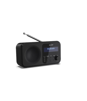 Sharp DR-P420(BK) Tokyo Portable Digital Radio, FM/DAB/DAB+, Bluetooth 5.0, USB or Battery Powered, Midnight Black | Sharp | Tok