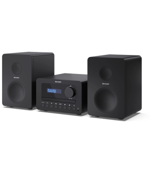 Sharp XL-B520D(BK) Tokyo Hi-Fi Micro System 2.0, FM/DAB/DAB+/USB, CD, Bluetooth 5.0, Aux-in, Black | Sharp | Tokyo Hi-Fi Micro S