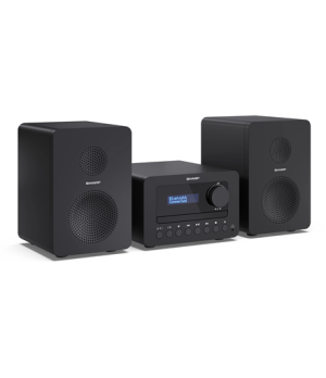 Sharp XL-B520D(BK) Tokyo Hi-Fi Micro System 2.0, FM/DAB/DAB+/USB, CD, Bluetooth 5.0, Aux-in, Black | Sharp | Tokyo Hi-Fi Micro S