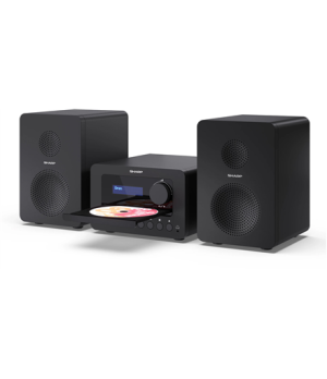 Sharp XL-B520D(BK) Tokyo Hi-Fi Micro System 2.0, FM/DAB/DAB+/USB, CD, Bluetooth 5.0, Aux-in, Black | Sharp | Tokyo Hi-Fi Micro S