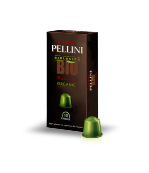 Pellini Top Bio Ground coffee capsules Coffee Capsules for Nespresso coffee machines 10 capsules 100% Arabica 50 g