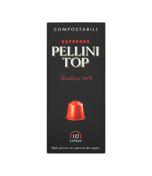 Pellini Top Nespresso Ground coffee capsules Coffee Capsules for Nespresso coffee machines 10 capsules 100% Arabica 50 g