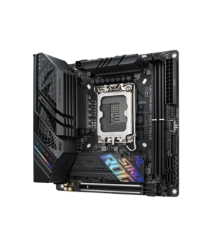 Asus ROG STRIX B760-I GAMING WIFI Processor family Intel Processor socket  LGA1700 DDR5 DIMM Memory slots 2 Supported hard disk 