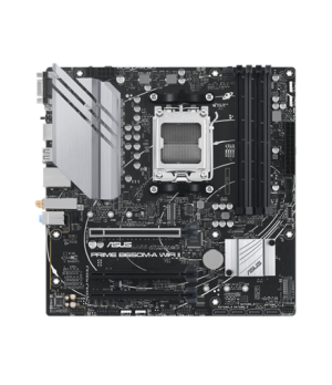 Asus | PRIME B650M-A WIFI II | Processor family AMD | Processor socket AM5 | DDR5 DIMM | Memory slots 4 | Supported hard disk dr