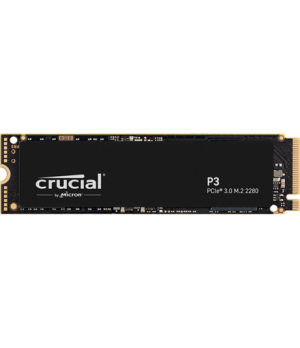 Crucial | SSD | P3 | 1000 GB | SSD form factor M.2 2280 | SSD interface PCIe NVMe Gen 3 | Read speed 3500 MB/s | Write speed 300