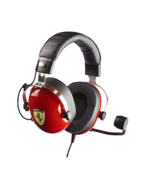 Thrustmaster | Gaming Headset | T Racing Scuderia Ferrari Edition | Wired | Noise canceling | Over-Ear | Red/Black