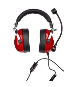 Thrustmaster | Gaming Headset | T Racing Scuderia Ferrari Edition | Wired | Noise canceling | Over-Ear | Red/Black