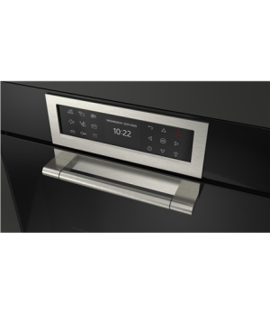 Fulgor Oven FCLPO 6215 P TEM BK Cluster Concept 65 L Multifunctional Pyrolysis Touch Height 59.6 cm Width 59.2 cm Black Glass