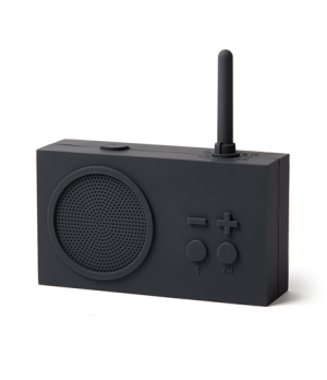 LEXON | FM radio and wireless speaker | TYKHO3 | W | Bluetooth | Dark Grey | Wireless connection