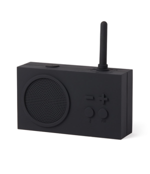 LEXON | FM radio and wireless speaker | TYKHO3 | W | Bluetooth | Pure Black | Wireless connection