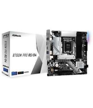 ASRock | B760M PRO RS/D4 | Processor family Intel | Processor socket  LGA1700 | DDR4 DIMM | Supported hard disk drive interfaces