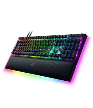 Razer | Mechanical Gaming Keyboard | BlackWidow V4 Pro | Gaming Keyboard | Wired | RGB LED light | NORD | Black | Numeric keypad