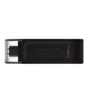 Kingston | USB Flash Drive | DataTraveler 70 | 256 GB | USB 3.2 Gen 1 Type-C | Black