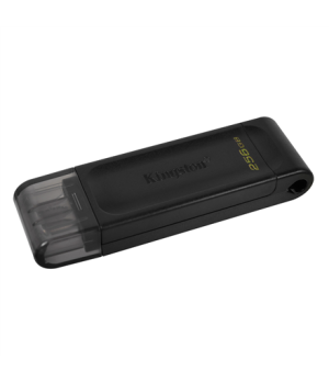 Kingston | USB Flash Drive | DataTraveler 70 | 256 GB | USB 3.2 Gen 1 Type-C | Black