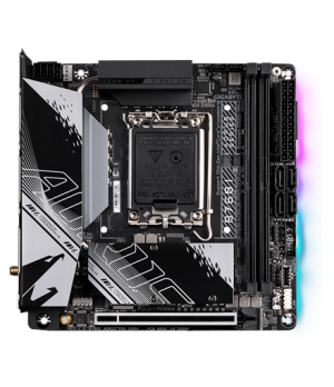 Gigabyte | B760I AORUS PRO DDR4 1.0 M/B | Processor family Intel | Processor socket  LGA1700 | DDR4 DIMM | Memory slots 2 | Supp