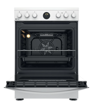 INDESIT | Cooker | IS67V8CHW/E | Hob type Vitroceramic | Oven type Electric | White | Width 60 cm | Grilling | Depth 60 cm | 69 