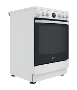 INDESIT | Cooker | IS67V8CHW/E | Hob type Vitroceramic | Oven type Electric | White | Width 60 cm | Grilling | Depth 60 cm | 69 