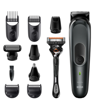 Braun | All-in-one trimmer | MGK 7321 | Cordless | Number of length steps 13 | Black